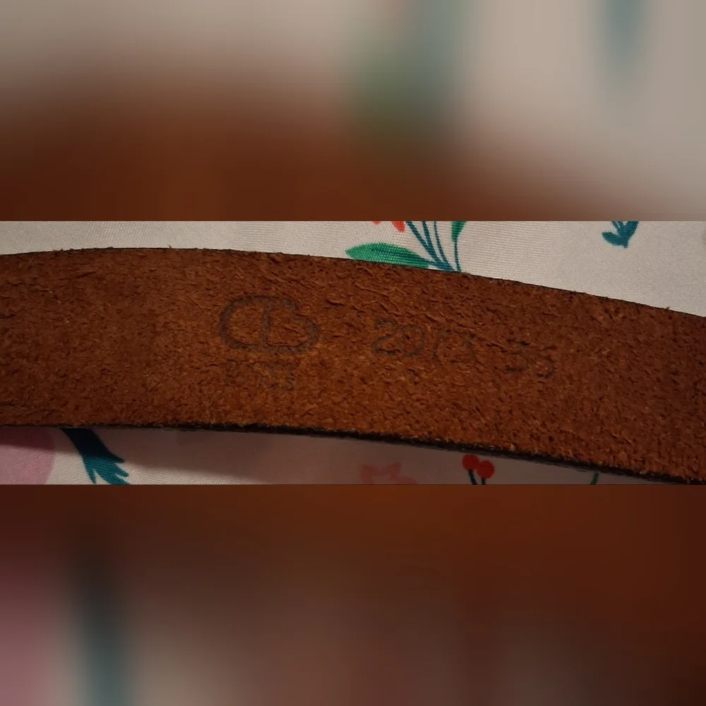 EUC EXTREMELY RARE Vintage 70s Dooney & Bourke Full Leather Sherry Belt 41in
